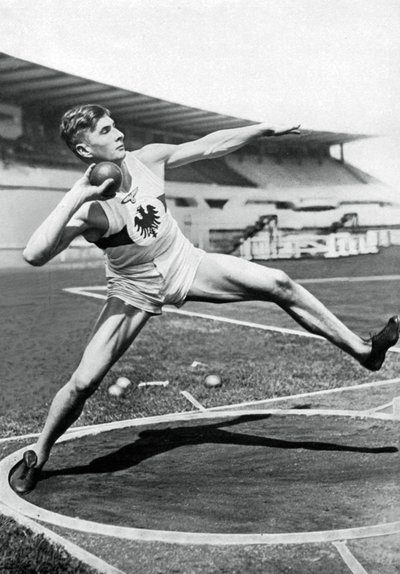 Hans Heinrich Sievert, Duitse atleet, 1936 door Unbekannt