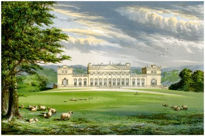 Harewood House, Yorkshire, huis van de Graaf van Harewood, ca. 1880 door Unbekannt