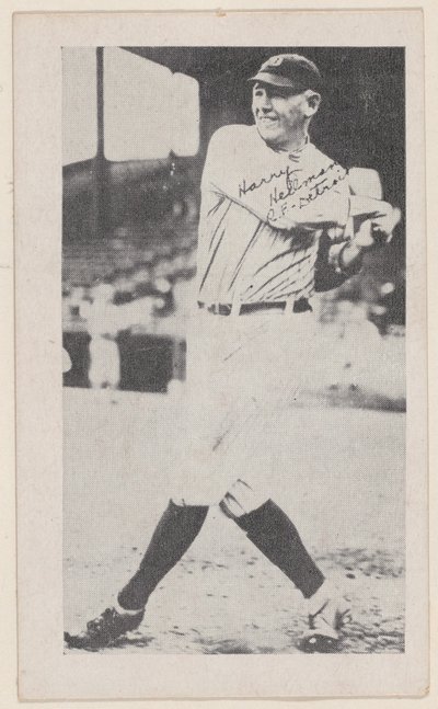 Harry Heilmann, R.F, Detroit, van Baseball strip kaarten W575-2, ca. 1921-22 door Unbekannt