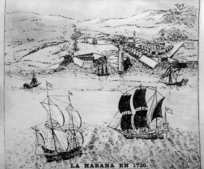Havana in 1720, 1910s door Unbekannt