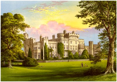 Kasteel van Hawarden, Flintshire, Wales, huis van William Gladstone, ca. 1880 door Unbekannt