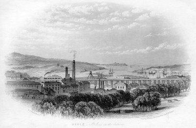 Hayle St Ives in de verte, ca. 1860 door Unbekannt