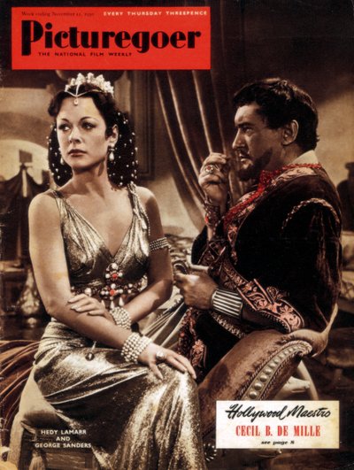 Hedy Lamarr 1914-2000 en George Sanders 1906-1972, acteurs, 1950 door Unbekannt