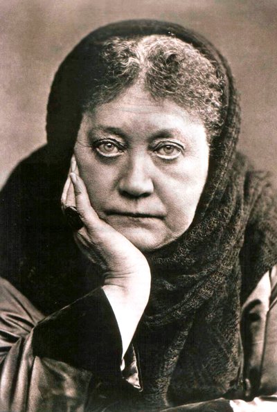 Helena Blavatsky, Russische auteur en oprichter van de theosofie, 1889 door Unbekannt