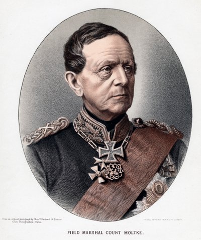 Helmuth Karl Bernhard, Graaf von Moltke, Pruisische generaal en staatsman, c1880 door Unbekannt
