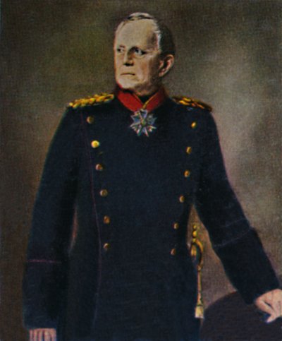 Helmuth von Moltke 1800-1891 - Schilderij van Lenbach door Unbekannt