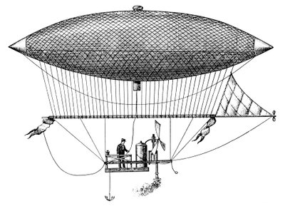 Henri Giffards bestuurbare luchtschip van 1852, 1903 door Unbekannt
