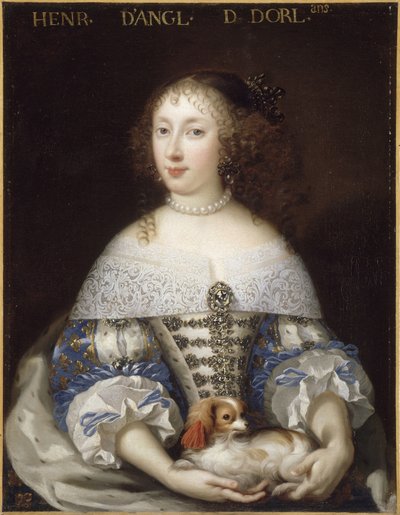 Henrietta van Engeland, hertogin van Orléans 1644-1670, ca. 1665 door Unbekannt