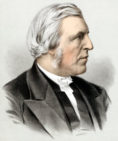 Henry Allon 1818-1892, Engelse Congregationalist, ca. 1880 door Unbekannt
