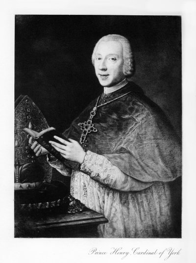 Henry Benedict Stuart als kardinaal hertog van York door Unbekannt