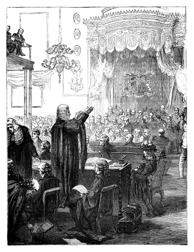 Toespraak van Henry Brougham voor de verdediging tijdens het proces van koningin Caroline door Unbekannt