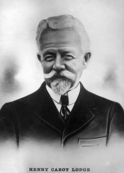Henry Cabot Slim Lodge 1850-1924, Amerikaanse Republikeinse Senator en historicus, ca. 1910 door Unbekannt