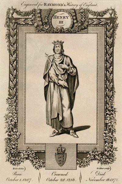 Hendrik III, 1207-1272, ca. 1787 door Unbekannt