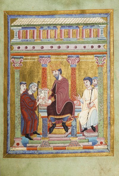 Hendrik III, Heilige Roomse Keizer Evangelarium voor Hendrik III, 1039-1043 door Unbekannt
