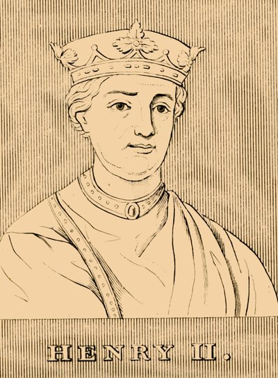 Hendrik II, 1133-1189, 1830 door Unbekannt