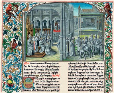 Hendrik IV 1367-1413, eerste Lancastriaanse koning van Engeland, 1399 door Unbekannt