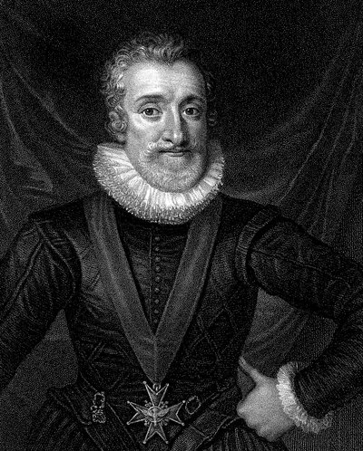 Hendrik IV, eerste Bourbon koning van Frankrijk, ca. 1830 door Unbekannt