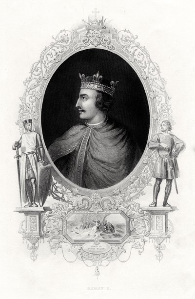 Hendrik I, koning van Engeland, 1860 door Unbekannt