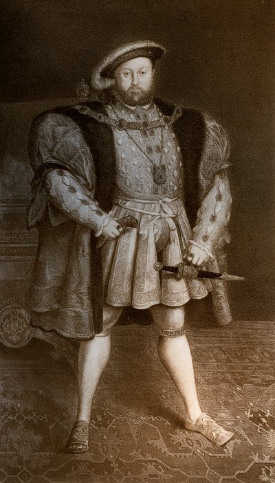 Hendrik VIII, ca. 1535 door Unbekannt
