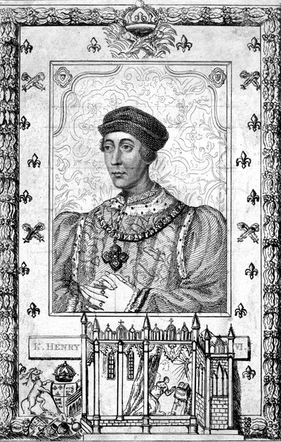Hendrik VI van Engeland, 1421-1471 door Unbekannt