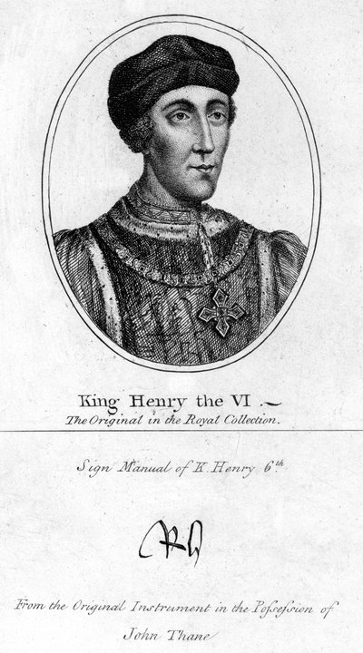 Hendrik VI van Engeland, 1421-1471 door Unbekannt