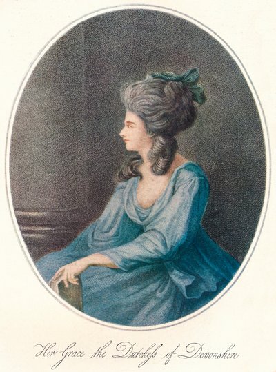 Hertogin van Devonshire, 18e eeuw, 1904 door Unbekannt
