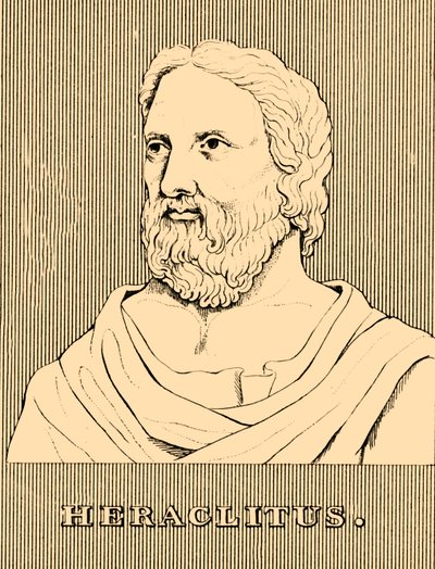 Heraclitus, ca. 535 - ca. 475 v.Chr., 1830 door Unbekannt