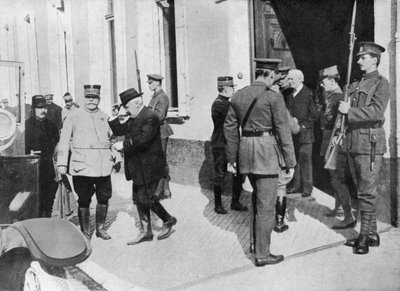 Herbert Asquith aan het front, Eerste Wereldoorlog, 1914-1916, ca. 1920 door Unbekannt