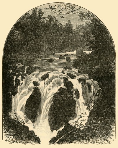 Hermitage Waterval, 1898 door Unbekannt