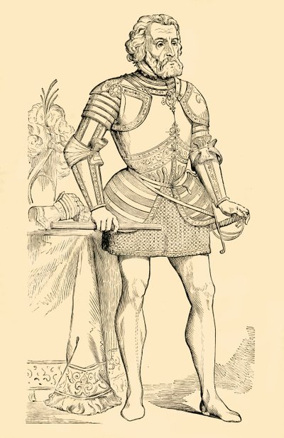 Hernando Cortes, c1530-1540, 1890 door Unbekannt