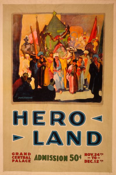 Hero Land Poster, New York, New York door Unbekannt
