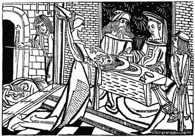 Herodias met het hoofd van Johannes de Doper, 1488 1964 door Unbekannt