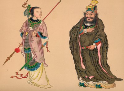 Helden en heldinnen van de Chinese geschiedenis, ca. 1903, 1904 door Unbekannt