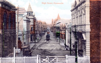 High Street, Fremantle, Australië, c1900s door Unbekannt