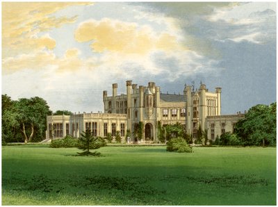 Highcliffe Castle, Dorset, huis van de Markiezin van Waterford, ca. 1880 door Unbekannt