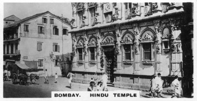 Hindoe tempel, Bombay, India, c1925 door Unbekannt