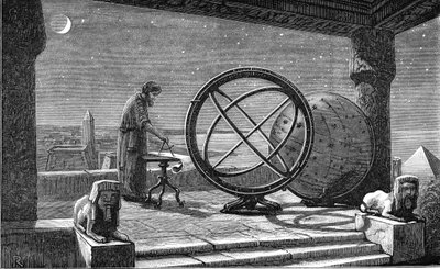 Hipparchus, oude Griekse astronoom, 2e eeuw v.Chr., ca. 1880 door Unbekannt
