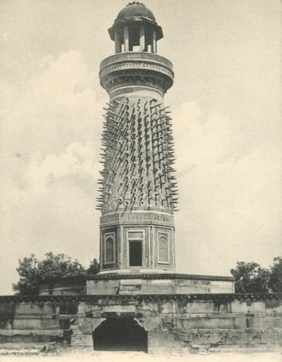 Hiran Minar of de Olifantentoren, Futtehpur Sikri, Agra door Unbekannt
