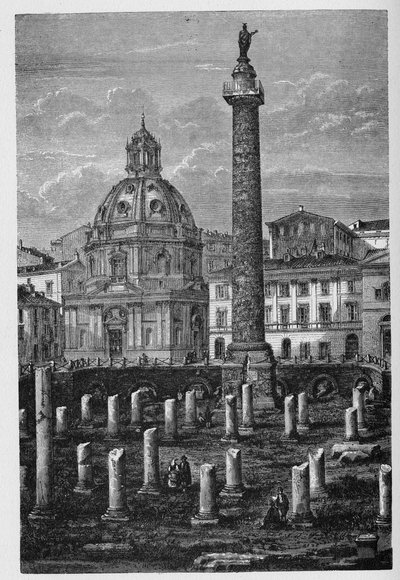 Geschiedenis van het Oude Rome. Rome gravures van 1872 door Unbekannt