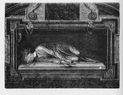 Geschiedenis van het Oude Rome. Sint Cecilia is de patrones van muzikanten. door Unbekannt