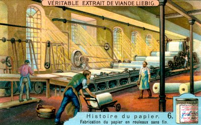 Geschiedenis van papier: 6, ca. 1900 door Unbekannt