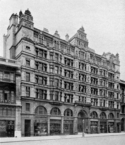 Holborn voorkant van de Birkbeck Bank, Londen door Unbekannt