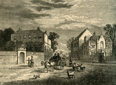 Holcrofts en de Priorij, Fulham, ca. 1878 door Unbekannt