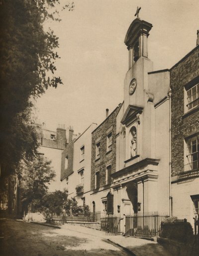 Holly Place, een rustige zijweg aan de kant van Hampstead Hill, ca. 1935 door Unbekannt