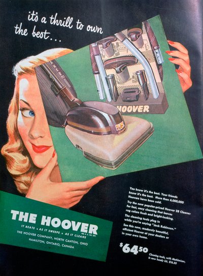 Hoover advertentie, 1946 door Unbekannt