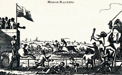 Paardenrennen, c1804, 1903 door Unbekannt