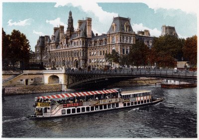Hotel de Ville, Parijs, c. 1900 door Unbekannt
