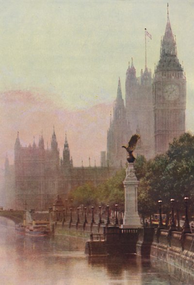 Houses of Parliament, ca. 1935 door Unbekannt