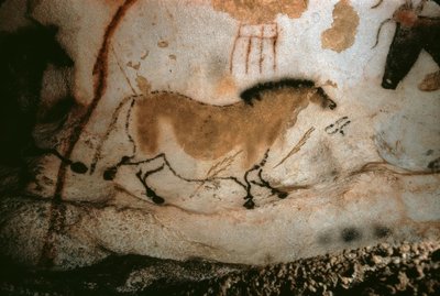 Grottekeningen in Lascaux, Frankrijk door Unbekannt