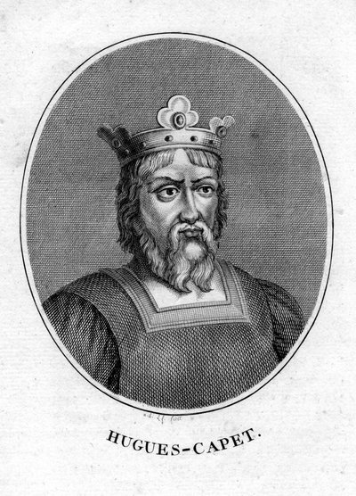 Hugh Capet, koning van Frankrijk door Unbekannt